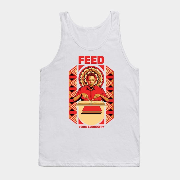 Feed Your Curiosity - Male Tank Top by Bantu Flair